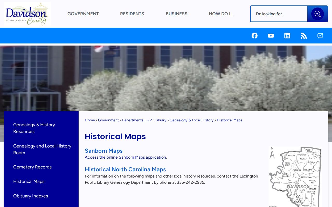 Thomasville previous residents historical maps for house history